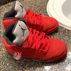 size 4 AIR JORDAN 5 RETROS
